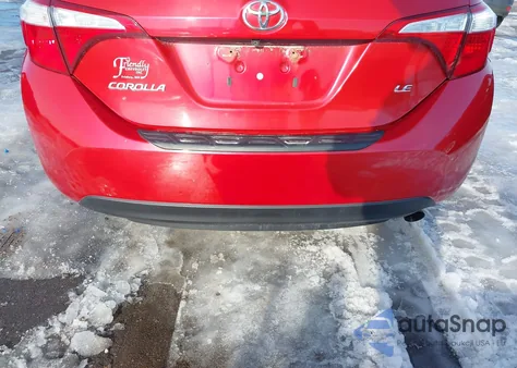 2016 Toyota Corolla Le from USA, damaged, VIN 5YFBURHE5GP407880